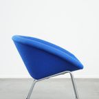 Vintage Blauwe Walter Knoll Duits Design Lounge Fauteuil Model 369 Met Een Nieuwe Zitting thumbnail 4