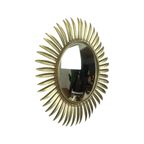 Mid Century Verkoperd Metalen Zonnespiegel Deknudt Convex 54Cm thumbnail 7