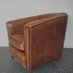 Clubfauteuil Van Schapenleer thumbnail 2