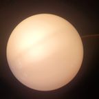 Antieke Witte Opaline Plafondlamp - Frankrijk - Jaren 30 -40 thumbnail 4