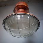 Industriële Tanex Fabriekslamp – Koper thumbnail 7