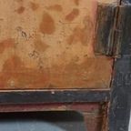 Vintage Antieke Oosters Aziatisch Kastje Wandmeuble thumbnail 2
