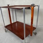 Vintage Plooibare Serveertafel – Trolley thumbnail 7