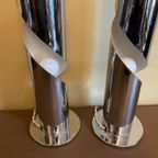 Set Vintage Tafellampen Spiraal Lampen Jaren 70 thumbnail 7