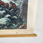 Bijbelse Schoolkaart Brocante Plaat thumbnail 4