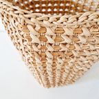Vintage Mand Prullenbak Prullenmand Sisal Mand Pot Retro Jaren thumbnail 7