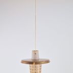 Vintage Glazen Hanglamp Koper Glas Mid Century ‘60 Denmark thumbnail 3