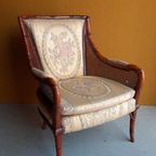 Vintage Hairpinlegs Krukje, Kruk Met Nieuwe Stoffering thumbnail 15