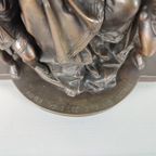 Bronzen Beeld D. Marie - Jezus Met Kinderen thumbnail 10