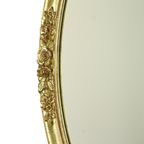 Hollywood Regency Gouden Spiegel Ovaal Deknudt Klassiek thumbnail 2