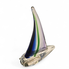 Murano Glass / Sailing Boat / 1980s thumbnail 11