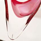 Vintage Murano Schaal Roze Glazen Schaal thumbnail 11