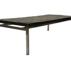 Vintage Brutalist Coffee Table With Chrome Frame, 1970 thumbnail 16