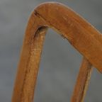 Leuke, Gezellige Set Van 6 Vintage Deens Design Eetkamerstoelen Uit De Jaren ’70 Met Mooie Licht thumbnail 13