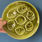 Niderviller Set Van 6 Vintage Oesterborden Diep Groen thumbnail 4