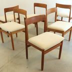 Set Van 6 A. Younger Vintage Designer Eetkamerstoelen 'egerton' thumbnail 3