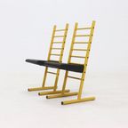 Set Of 2 Italian Height Adjustable Chairs Or Barstools 1980S thumbnail 5