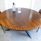 Prachtige Ronde Vintage Retro Eettafel 150 Cm thumbnail 5