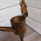 Geelkoperen Olielamp, Ook Wel Snotneus Genoemd. thumbnail 3