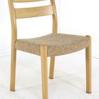 Set 6 Emc Mobler Deense Stoelen Eetkamestoelen Vintage Eiken thumbnail 16