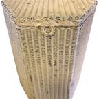 Vintage Lloyd Loom Wasmand, Rieten Opbergmand thumbnail 7