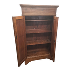Vintage Teak Houten Kast In Oude Stijl thumbnail 6