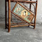 Japanese Bamboo And Cast Iron Wardrobe By Perret Vibert, Circa 1900 thumbnail 8