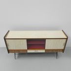 Vintage Formica Dressoir Met Schuifdeuren thumbnail 7