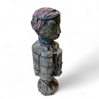 African Sculpture / Multi Material Figure / Height 65 Cm / 1970s thumbnail 5