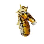 Murano Glas - Sculpture - 'horse Head' - Amber Glas - 3e Kwart 20e Eeuw thumbnail 4
