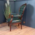 Antieke Chesterfield Dames Armfauteuil thumbnail 3