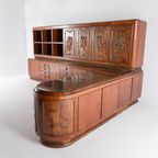 Spectacular Architectural Italian Mid-Century Cabinet From 1950’S thumbnail 4