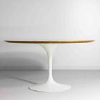 Zeldzame Houten Vintage Mid-Century Tulip Tafel Van Eero Saarinen Voor Knoll thumbnail 6