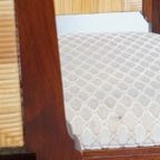 Unieke Set Van 6 Houten Art Deco Design Eetkamerstoelen Met Een Rieten Zitting En Rugleuning thumbnail 18
