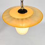 Vintage Hanglamp - Glas - Messing - Hollywood Regency - 1950'S thumbnail 2