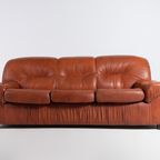 Mid-Century 3-Seats Leather Sofa From 1960S, Italy thumbnail 2