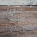 Mooi Glasservies, Met Subtiel Geslepen Motief. thumbnail 8