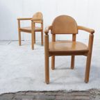 Set Of Six Chairs Solid Beechwood By Rainer Daumiller For Hirtshals, 1970S thumbnail 12