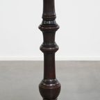 Engelse Antieke Bijzet / Wijntafel Met Single Piece Top Uit Begin 19e Eeuw thumbnail 4