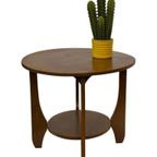 Art Deco Plantentafeltje Bijzettafeltje Eikenhouten Jaren 50 thumbnail 2
