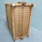 Vintage Riet/Rotan/Wicker Magazine Tijdschiften Lectuur Houder thumbnail 3