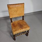 Matching Set / Castle Chairs / Neo Barok / Sheep Leather / 1900S thumbnail 10