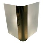 Vintage - Postmodern - Wall Sconce With Brass Centre - Metalarte Spain - Ca. 1990’S thumbnail 3