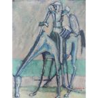 Schilderij Ridder Op Paard Don Quichot, A. Mendola thumbnail 3