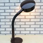 Vintage Grote Bruine Bureaulamp thumbnail 4