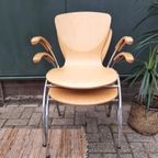 Set 4 Bingo Eetkamerstoelen Vlinderstoel Retro Design Stoelen thumbnail 14