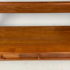 Vintage Wandplank Met Lades, Dyrlund, Massief Teak, Denemarken 1970'S thumbnail 18