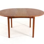 H. Sigh & Sons Ronde Verlengbare Eettafel Deens Vintage thumbnail 15