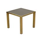 Belgo Chrom Dewulf Bijzettafel Plantentafel 23 Karaat Goud Rookglas Design thumbnail 2