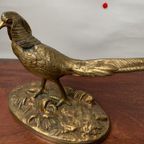 Bronzen Beeldje Van Een Fazant. thumbnail 2